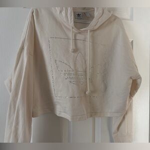 Adidas Off-White Hoodie with Logo